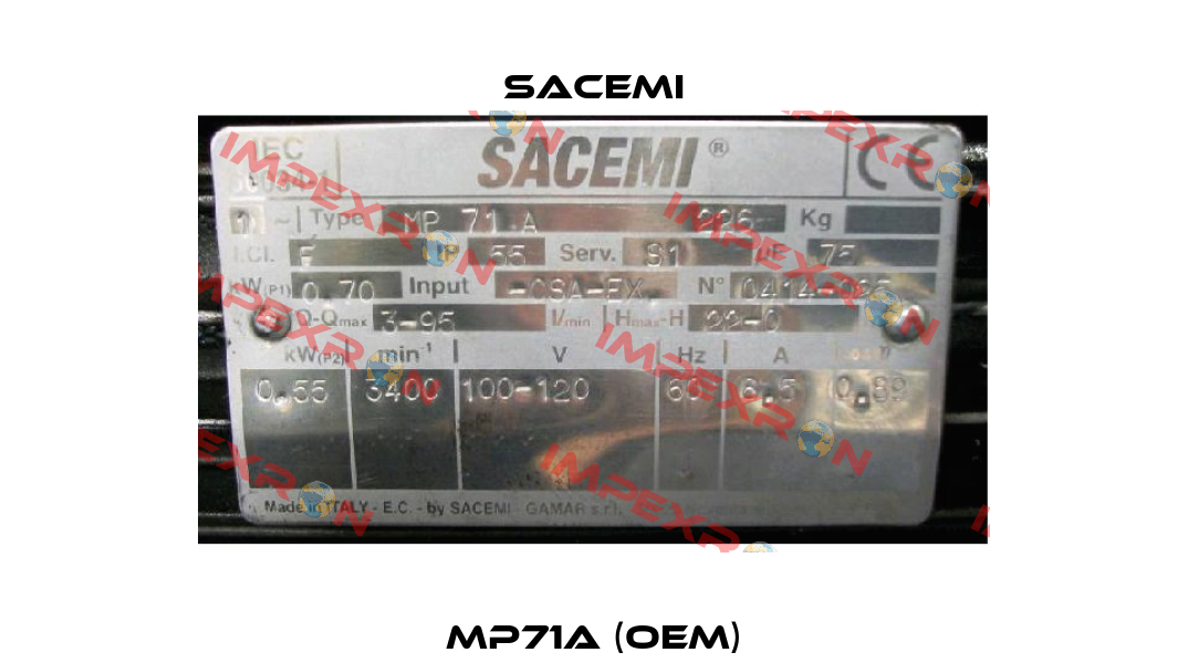 MP71A (OEM) Sacemi
