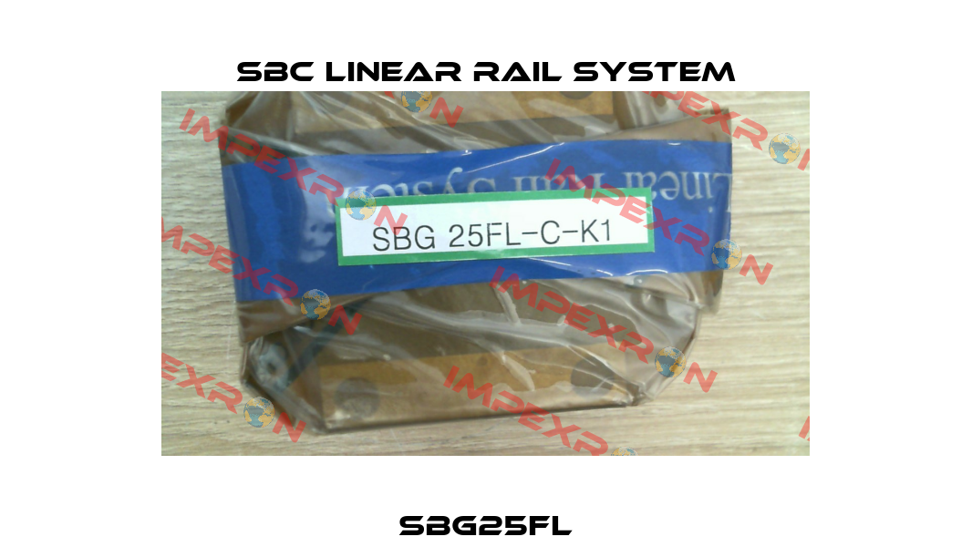 SBG25FL SBC Linear Rail System