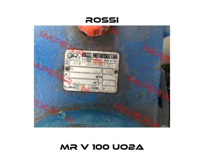 MR V 100 UO2A Rossi