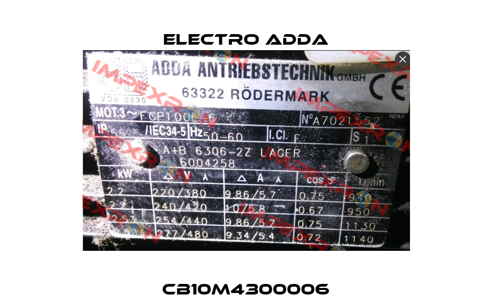 CB10M4300006 Electro Adda