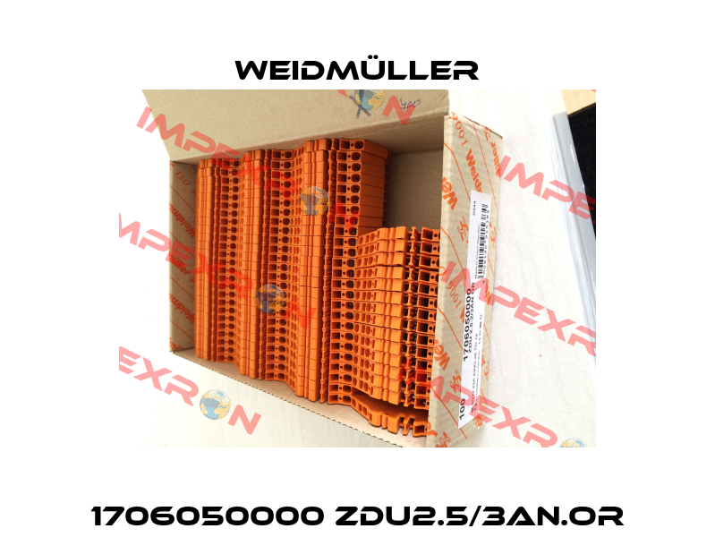 1706050000 ZDU2.5/3AN.OR Weidmüller