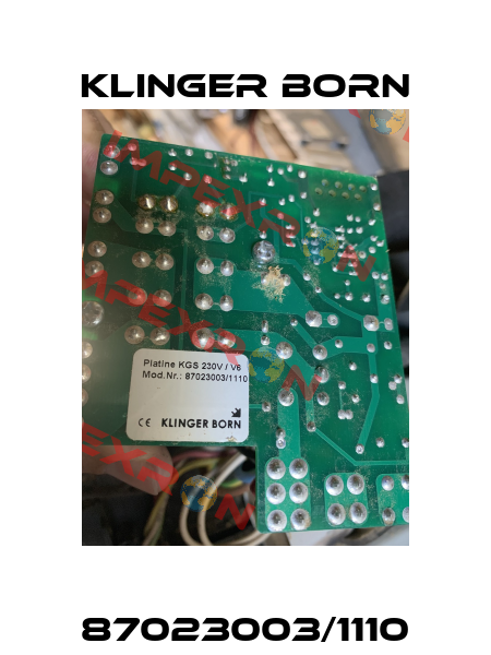 87023003/1110 Klinger Born