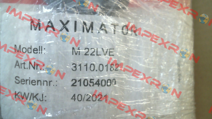 Type M22LVE; 3110.0182 Maximator