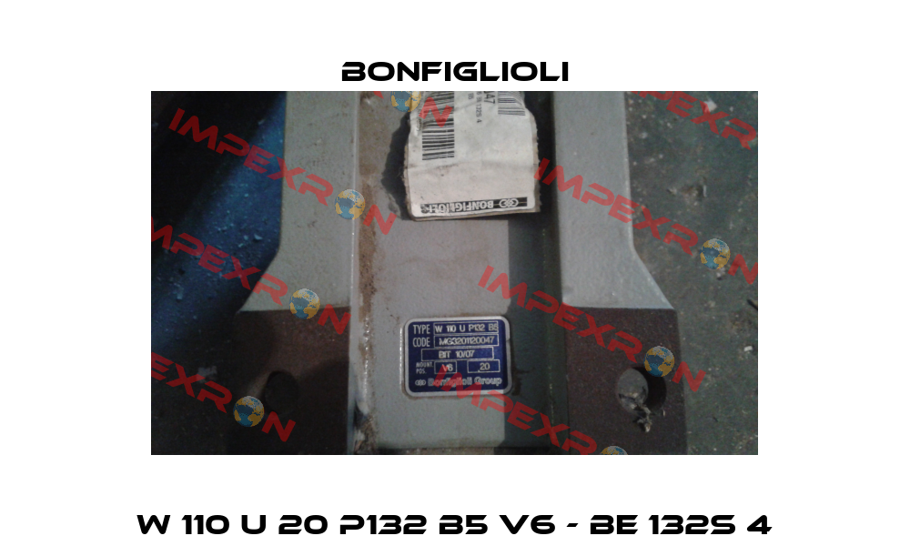 W 110 U 20 P132 B5 V6 - BE 132S 4 Bonfiglioli