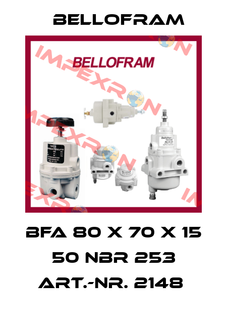 BFA 80 x 70 x 15 50 NBR 253 Art.-Nr. 2148  Bellofram