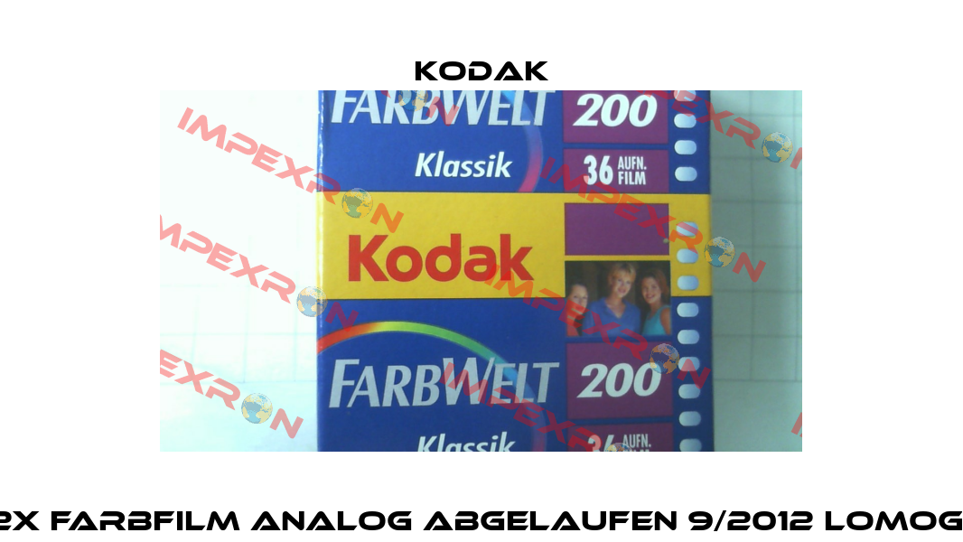 35mm 2x Farbfilm analog abgelaufen 9/2012 lomography Kodak
