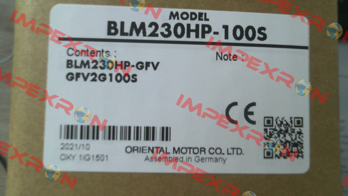 BLM230HP-100S (BLM230HP-GFV +GFV2G100S) Oriental Motor