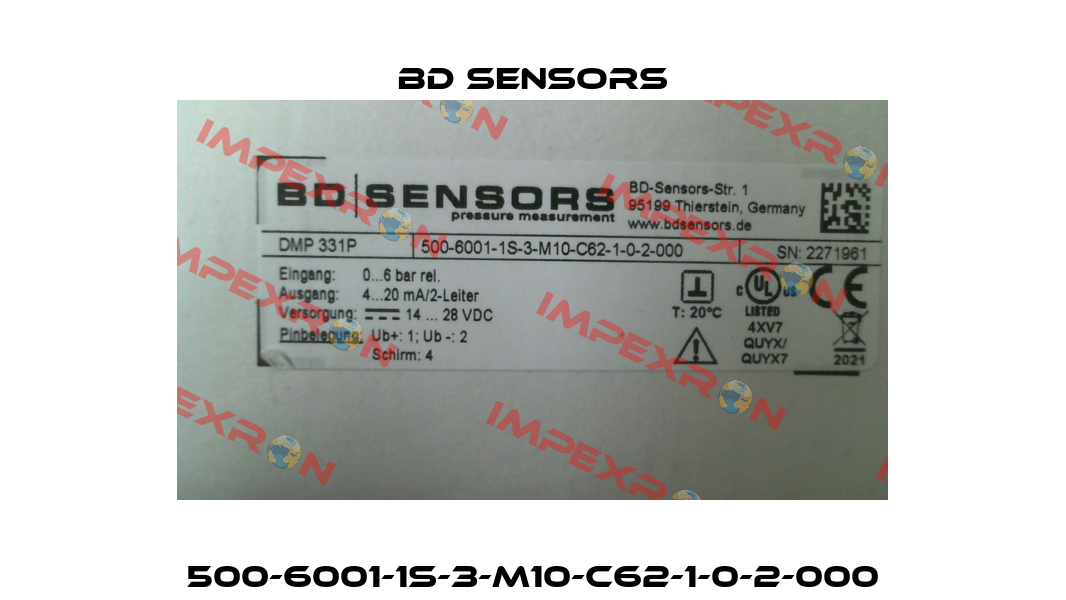 500-6001-1S-3-M10-C62-1-0-2-000 Bd Sensors