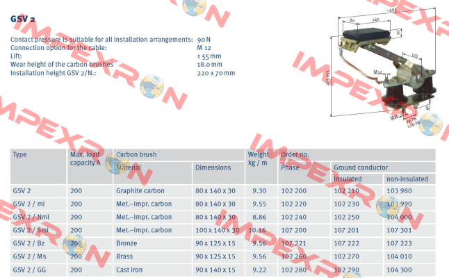 P/n: 0103990/01, Type: SA-GSV2/MI-PEU-A120L40-34 Vahle