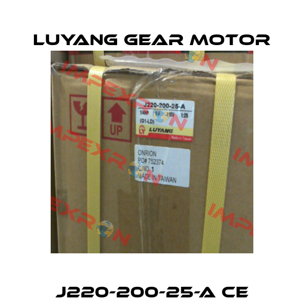 J220-200-25-A CE Luyang Gear Motor