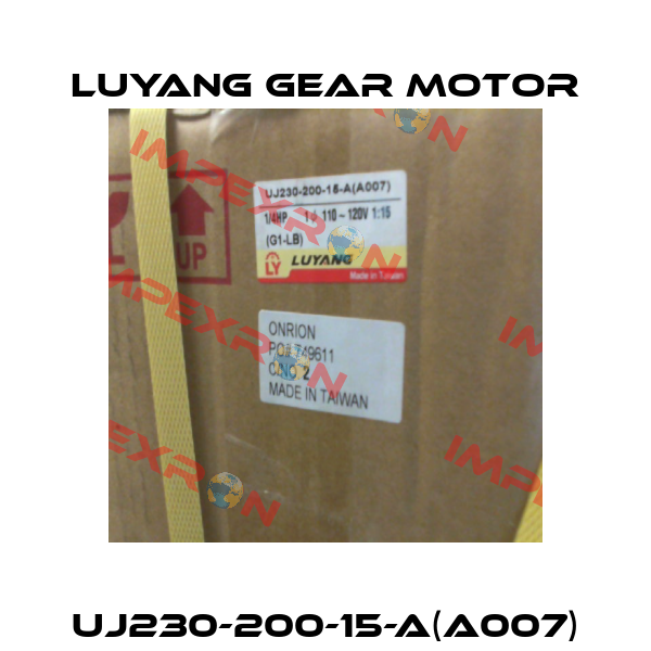 UJ230-200-15-A(A007) Luyang Gear Motor