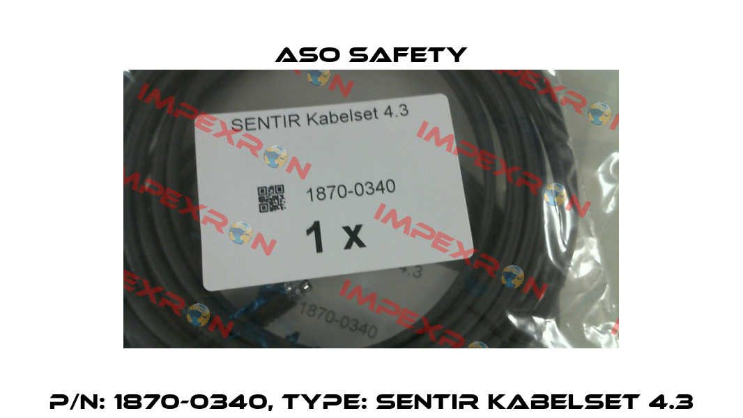 P/N: 1870-0340, Type: SENTIR Kabelset 4.3 ASO SAFETY
