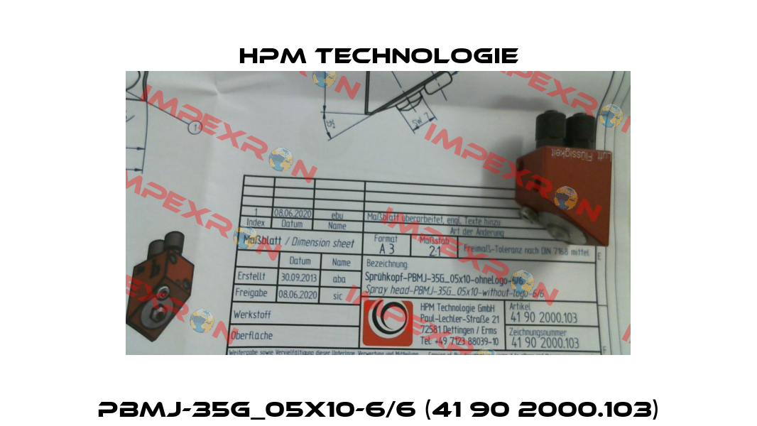 PBMJ-35G_05x10-6/6 (41 90 2000.103) HPM Technologie