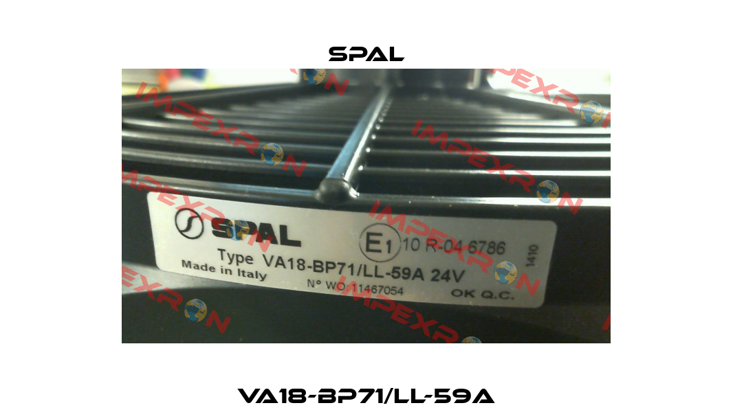 VA18-BP71/LL-59A SPAL