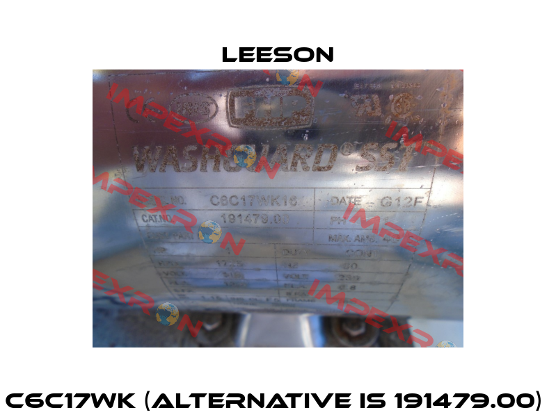 C6C17WK (alternative is 191479.00)  Leeson