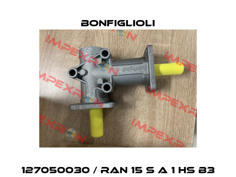 127050030 / RAN 15 S A 1 HS B3 Bonfiglioli