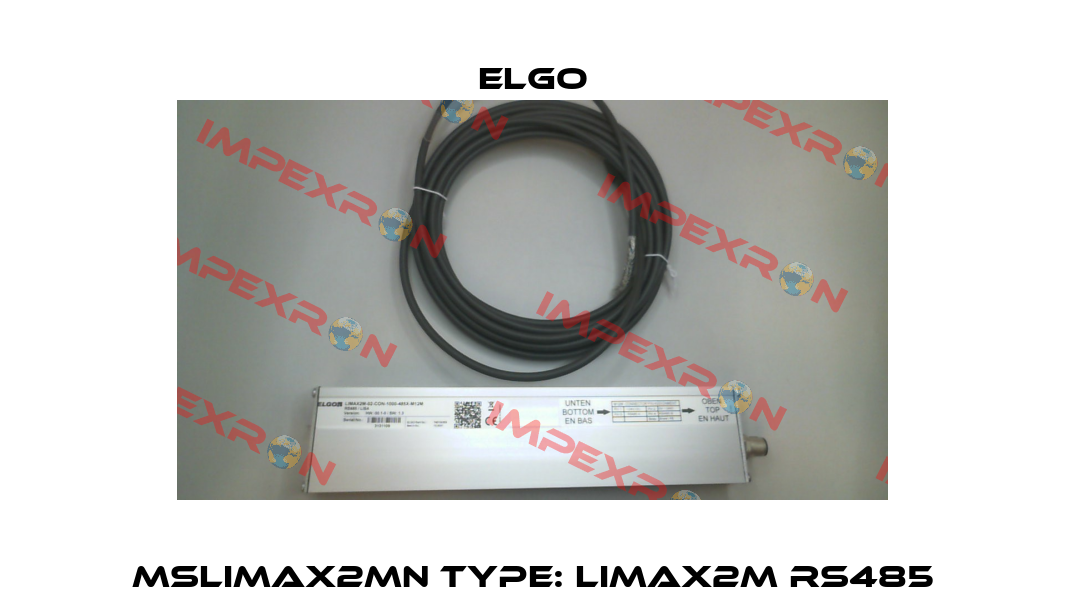 MSLIMAX2MN Type: LIMAX2M RS485 Elgo