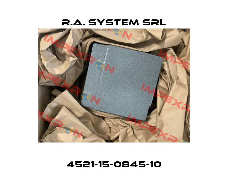 4521-15-0845-10 R.A. System Srl