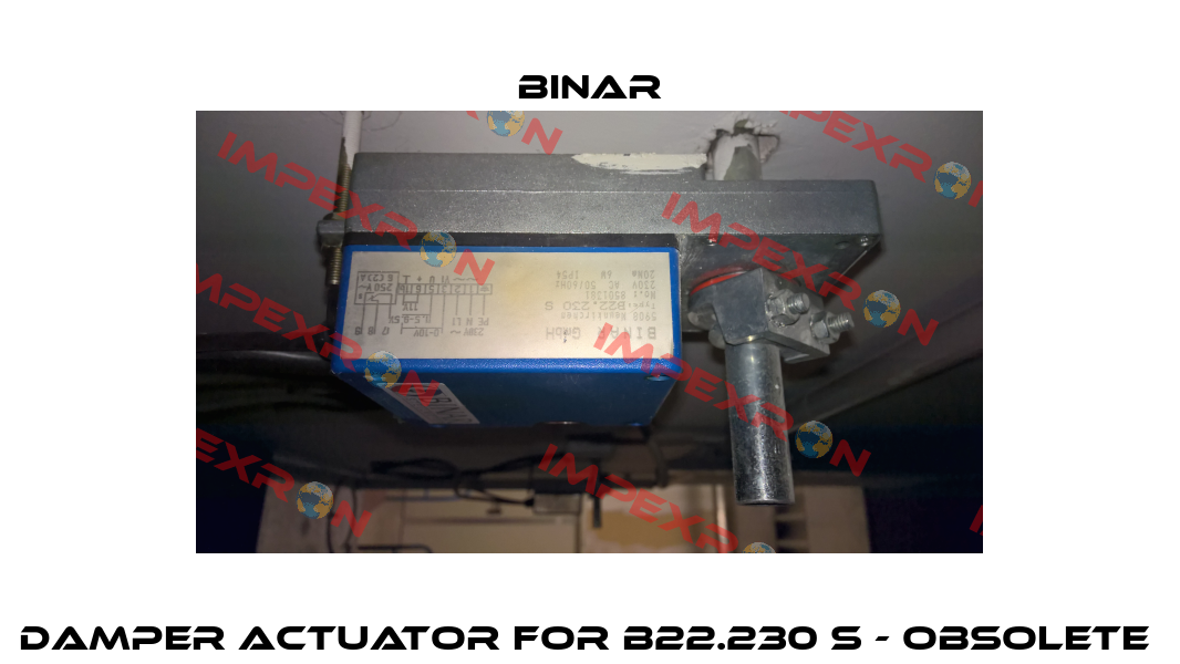 damper actuator for B22.230 S - obsolete  Binar