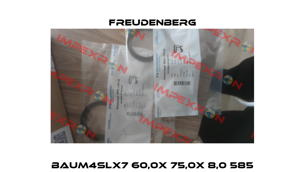 BAUM4SLX7 60,0X 75,0X 8,0 585 Freudenberg
