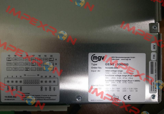 GS342-0060000  MGV