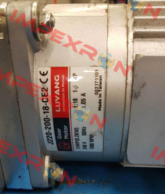 J220-200-18-CE2-G3 Luyang Gear Motor