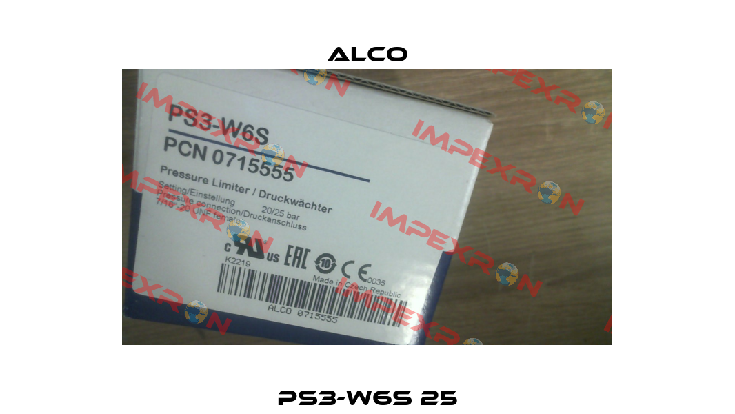 PS3-W6S 25 Alco