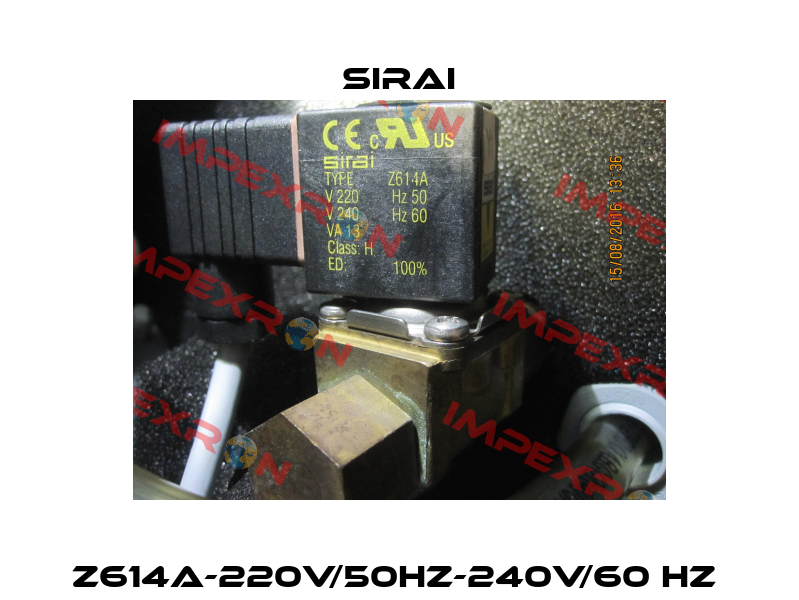 Z614A-220V/50Hz-240V/60 Hz  Sirai