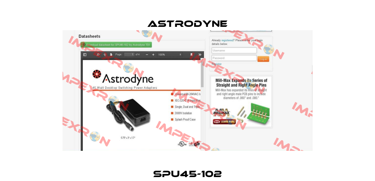 SPU45-102 Astrodyne