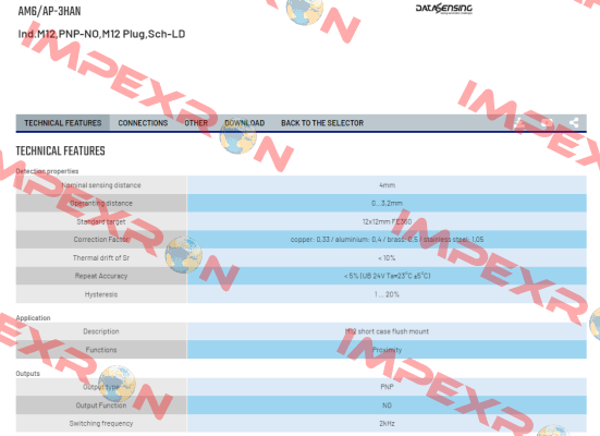 AM6/AP-3HAN Micro Detectors / Diell (now Datasensing)