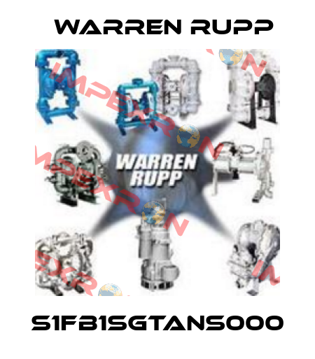 S1FB1SGTANS000 Warren Rupp