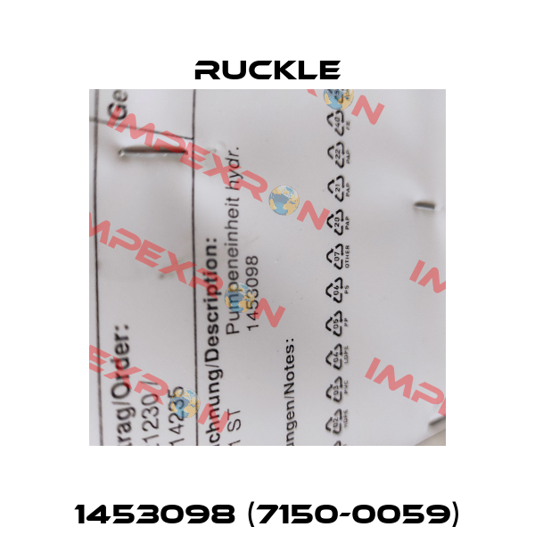 1453098 (7150-0059) RUCKLE