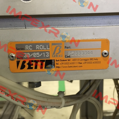 RC ROLL 05000044  BETT SISTEMI