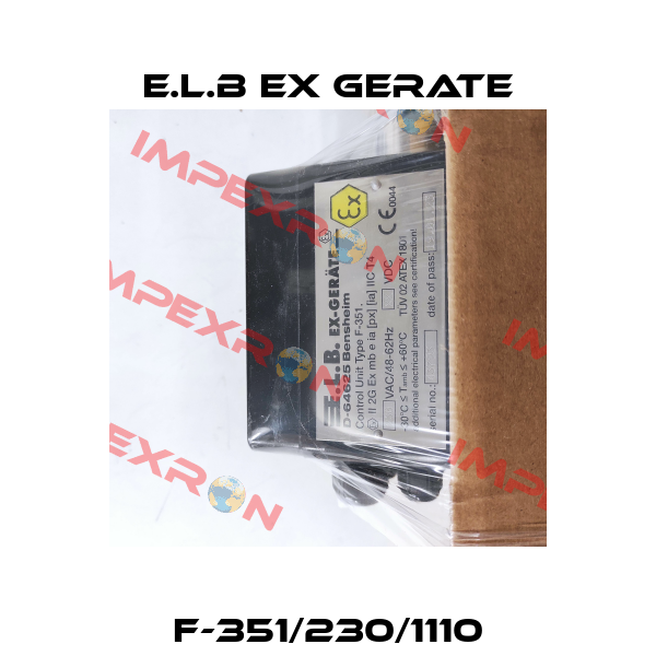 F-351/230/1110 E.L.B Ex Gerate