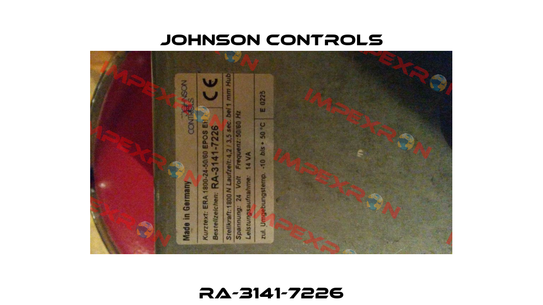 RA-3141-7226 Johnson Controls