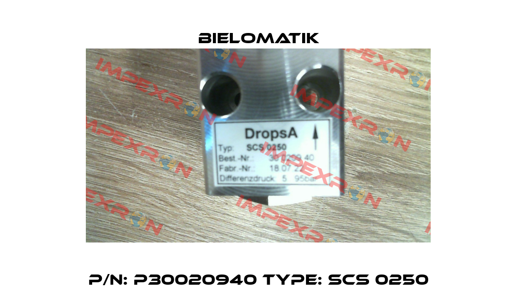 p/n: P30020940 Type: SCS 0250 Bielomatik