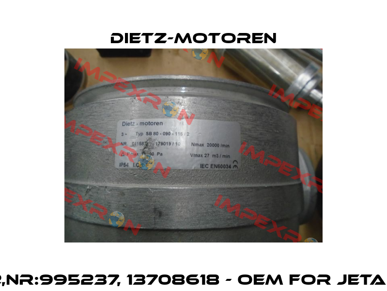 Type: DR90L-115/2,Nr:995237, 13708618 - OEM for JetAir Technologies  Dietz-Motoren