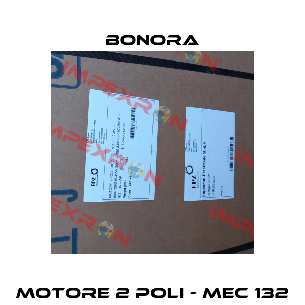 MOTORE 2 POLI - MEC 132 Bonora