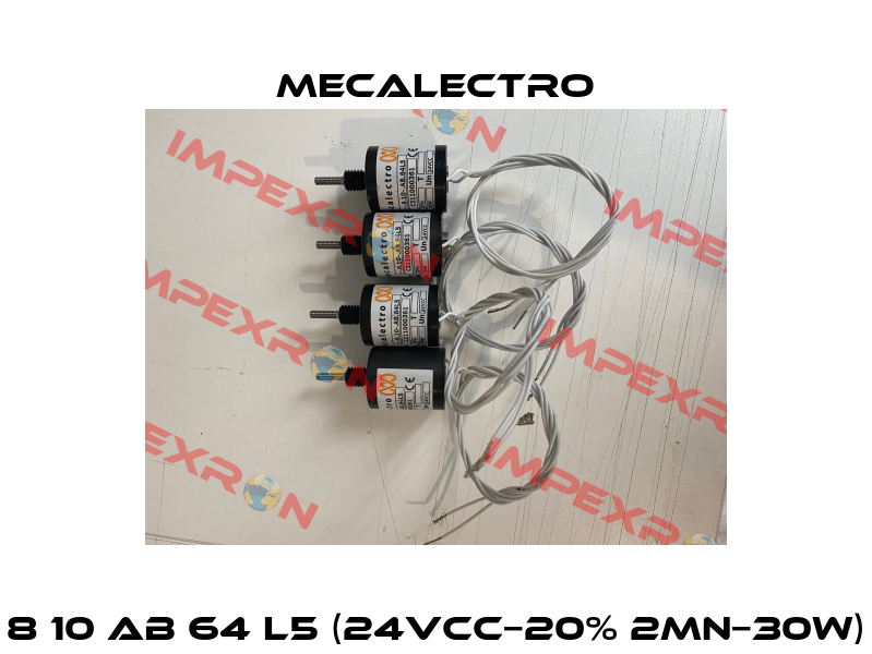 8 10 AB 64 L5 (24Vcc−20% 2mn−30W) Mecalectro