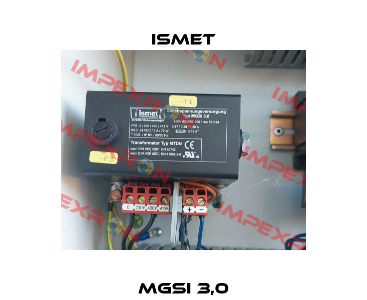 MGSI 3,0 Ismet