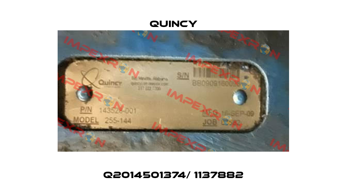 Q2014501374/ 1137882 Quincy