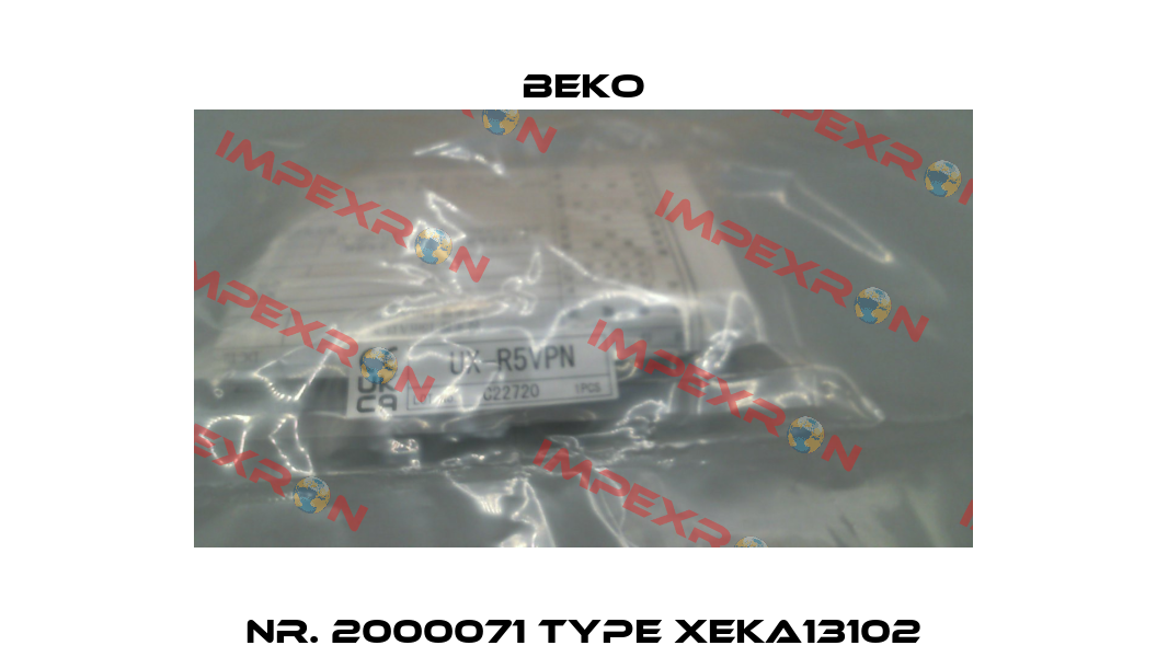 Nr. 2000071 Type XEKA13102 Beko