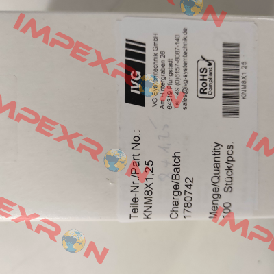 KNM8X1,25 Camloc