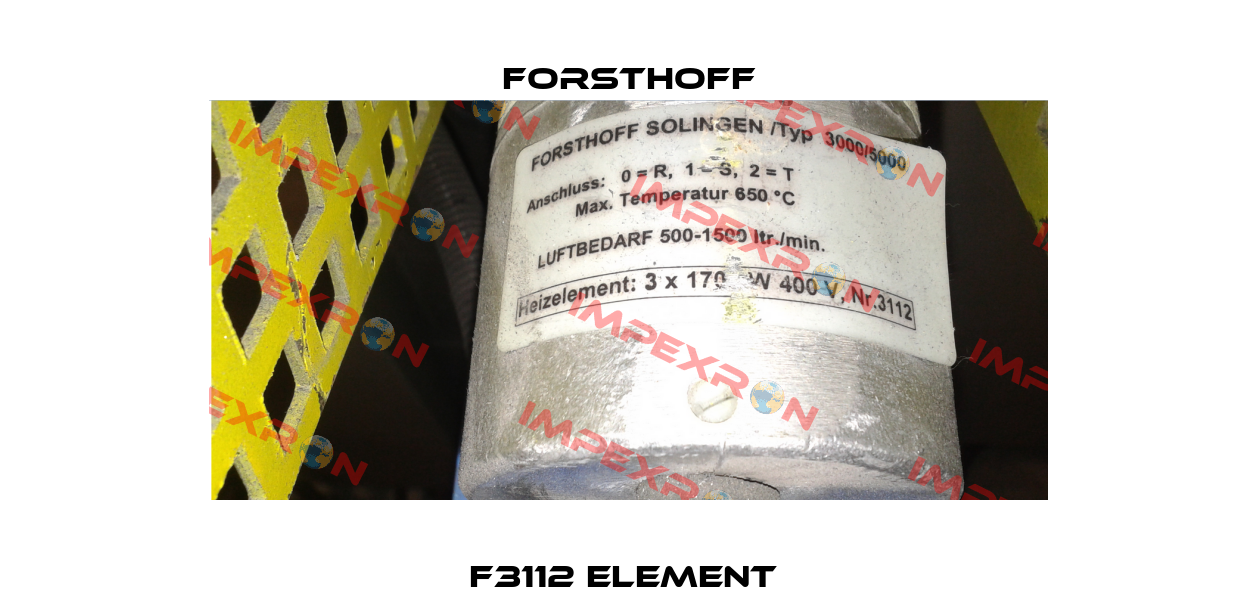 F3112 Element  Forsthoff