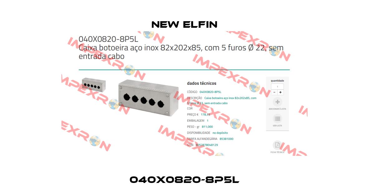 040X0820-8P5L New Elfin