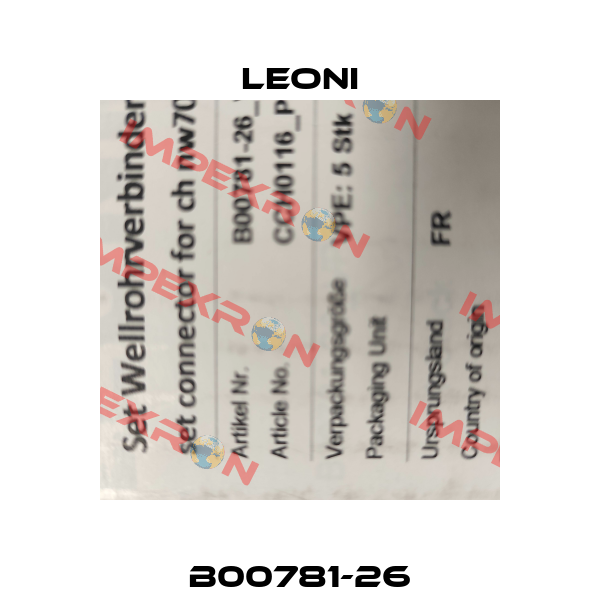 B00781-26 Leoni
