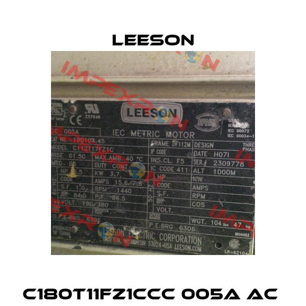 C180T11FZ1CCC 005A AC  Leeson