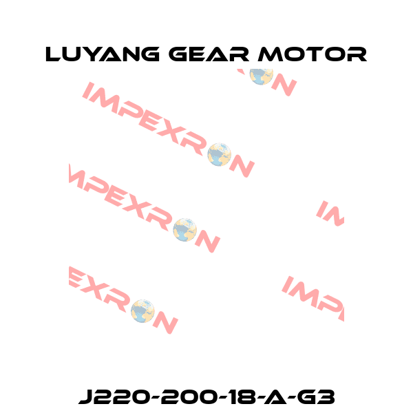 J220-200-18-A-G3 Luyang Gear Motor