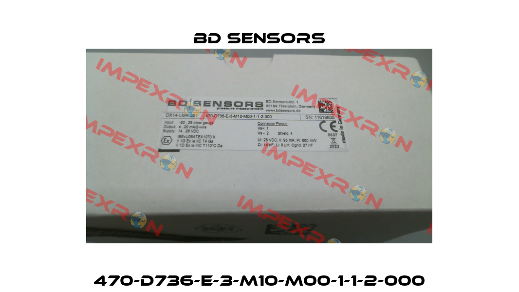 470-D736-E-3-M10-M00-1-1-2-000 Bd Sensors