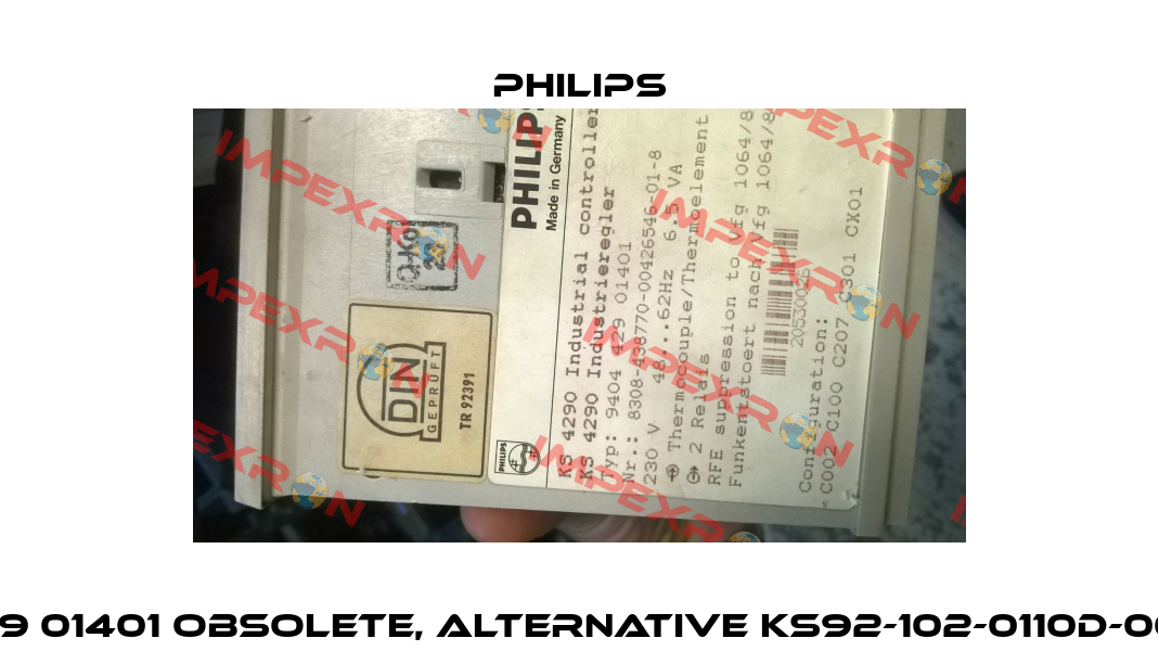 9404 429 01401 obsolete, alternative KS92-102-0110D-000 (PMA) Philips